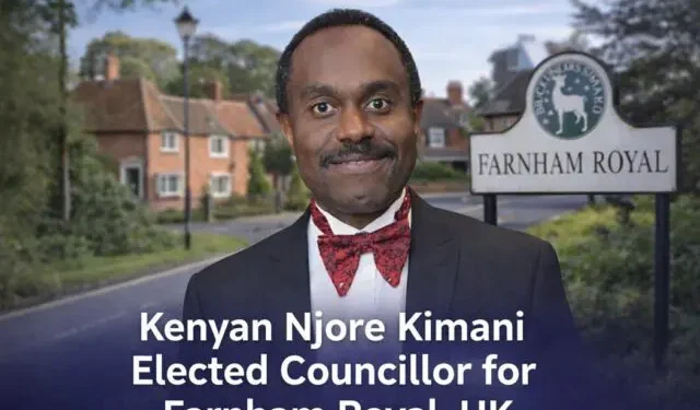 Kenyan Njore Kimani Elected Councillor for Farnham Royal, UK