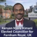 Kenyan Njore Kimani Elected Councillor for Farnham Royal, UK