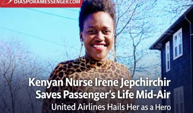 Kenyan Nurse Performs Mid-Air Rescue on United Airlines flight