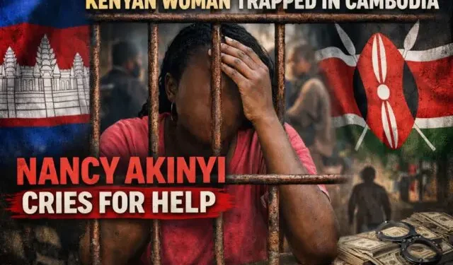 Kenyan Woman Nancy Akinyi Held in Cambodia Cries Out