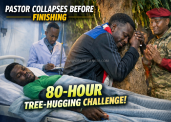 Pastor Irungu Collapses After 80-Hour Tree-Hugging Challenge