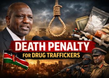 Ruto Proposes Death Penalty for Drug Traffickers in Kenya