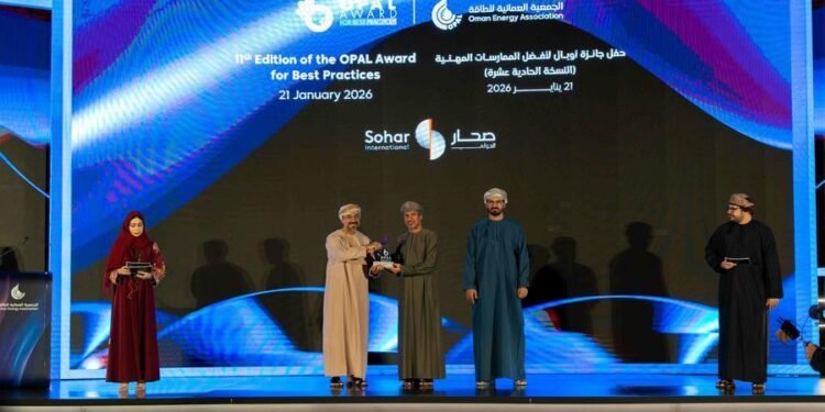 Sohar International champions best practices in Oman’s energy sector at OPAL Awards