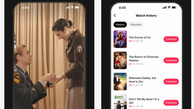TikTok quietly launches a microdrama app called ‘PineDrama’