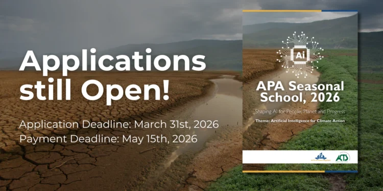 APA Seasonal School 2026: Shaping AI for People, Planet and Progress