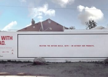 AfriSam and Promise use billboards to build homes