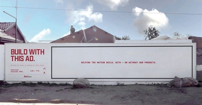 AfriSam and Promise use billboards to build homes