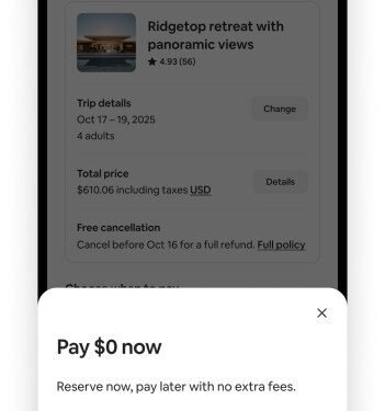 Airbnb expands its “Reserve Now, Pay Later” globally