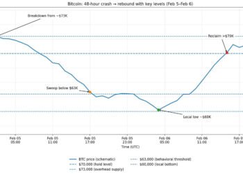 Bitcoin rocketed 15% to get back above $70,000 but the options market is currently pricing in a terrifying new floor