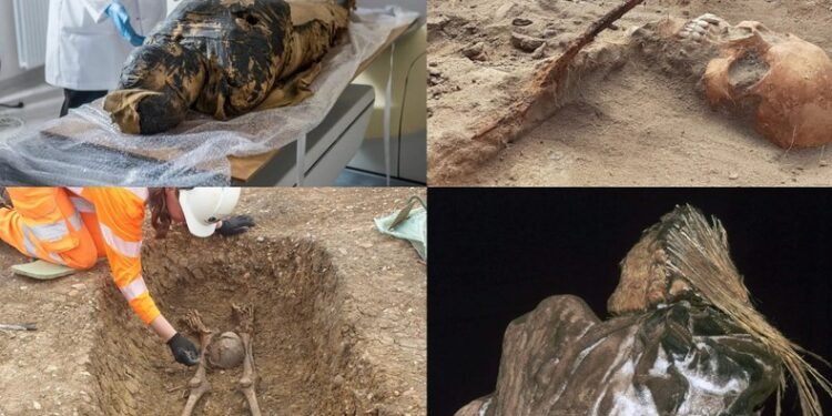 Egypt discovers 4,300-year-old body wrapped in pure gold inside limestone coffin