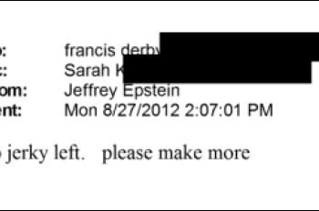 Epstein Files: Is “Jerky” Code For Human Meat?