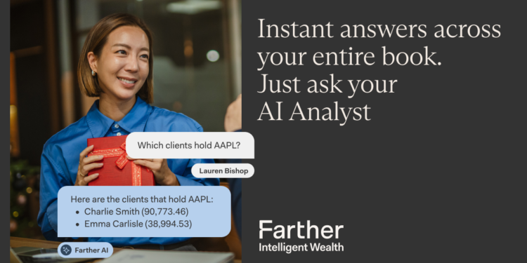 Google-linked RIA Farther rolls out AI chatbot for advisors