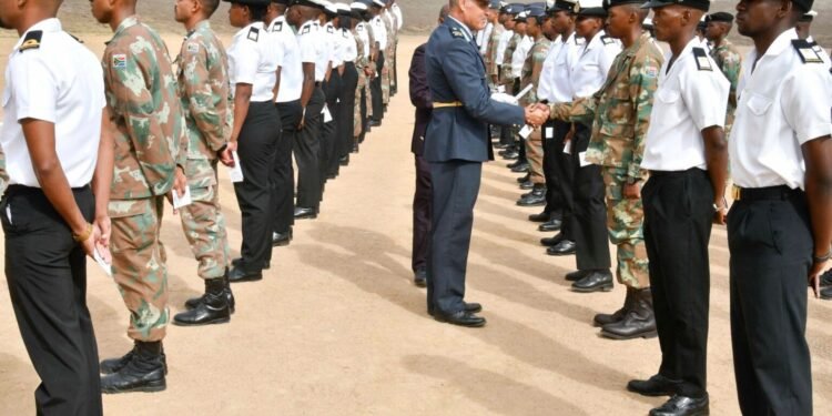 New Military Academy intake takes up desks and keyboards