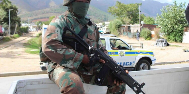 Ramaphosa putting soldiers back on the Cape Flats and deploying them to Gauteng