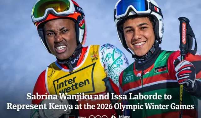 Sabrina Wanjiku & Laborde to Represent Kenya at Winter Olympics