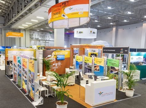 Scan Display: Four Stands, One Sustainability Philosophy