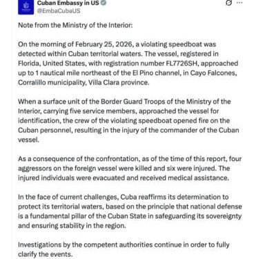 US Secretary of State discusses mutual interest, while Cuban crisis intensifies