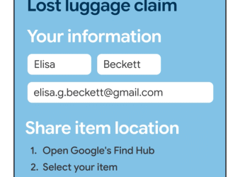 Android users can now share tracker tag info with airlines to help locate lost luggage
