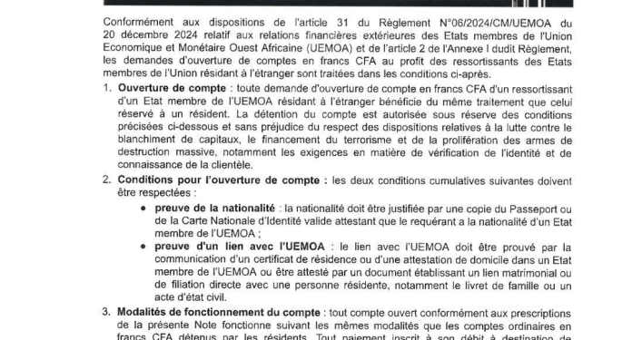 BCEAO Opens a New Playbook for West African Fintechs in Diaspora Banking