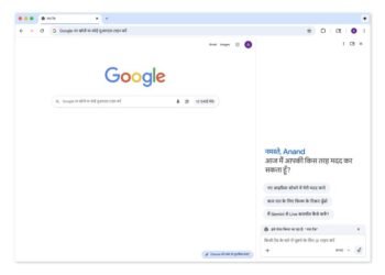 Google brings Gemini in Chrome to India