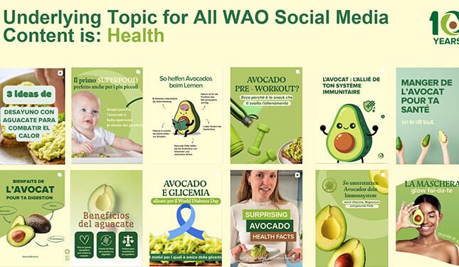 Inside the social media strategy for growing Europe’s avocado appetite