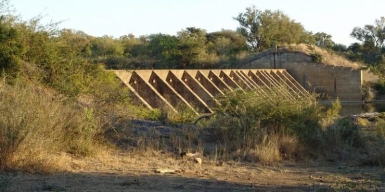 Military expertise in use for dam demolition in Kruger