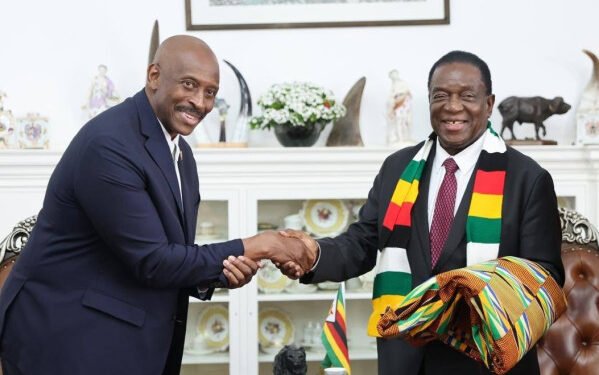 President of Zimbabwe Welcomes Rugby Africa President to Discuss Zimbabwe’s Preparation for Rugby World Cup 2027