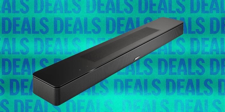 This Compact Bose Soundbar Is $80 Off