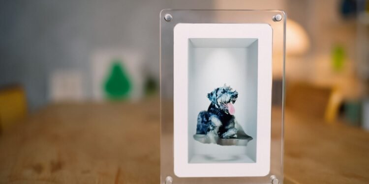 This Digital Picture Frame Wants to Bring People Closer to a Holographic Future