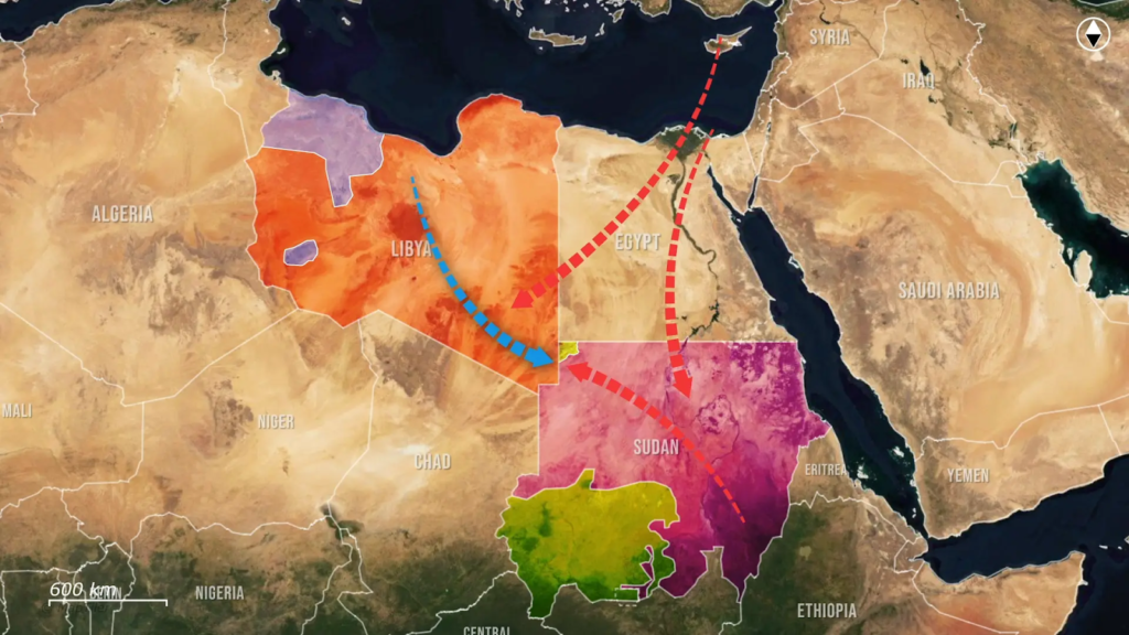 RSF Logistics Corridors Mapped: Libya–Chad–Sudan Desert Network